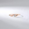 Prsteny Lillian Vassago Zásnubní Prsten s diamantem růžové zlato LLV59 DR085R