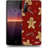 Pouzdro a kryt na mobilní telefon Sony Picasee silikonové Sony Xperia 10 II - Gingerbread 2 černé