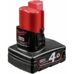 Milwaukee M12B4 Li-Ion 12V, 4Ah – Zbozi.Blesk.cz