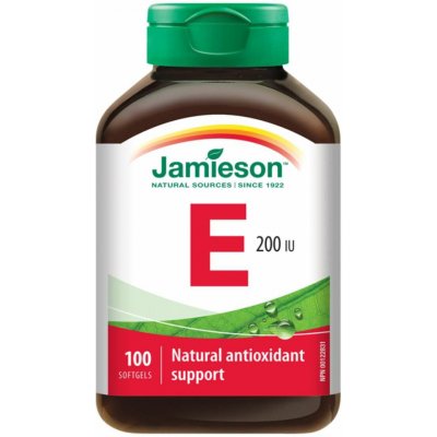 Jamieson Vitamín E 200 IU 100 kapslí – Hledejceny.cz