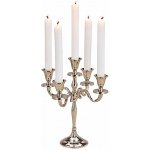 Nefertitis Svícen kovový čtyřramenný pro stolní svíčky 27 cm NF32902 - 23 x 27 cm – Zboží Dáma