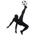 Záložka Bicycle Kick, černobílý fotbalista v akci – Hledejceny.cz