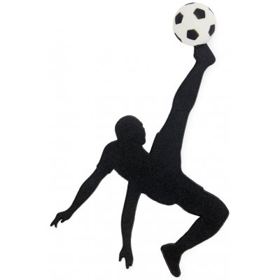 Záložka Bicycle Kick, černobílý fotbalista v akci – Hledejceny.cz
