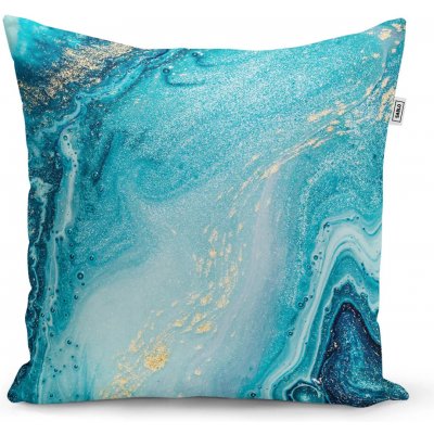 Sablio Polštář Modrý pigment 40x40 – Hledejceny.cz