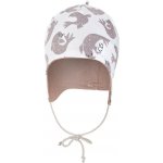 Little Angel Čepice podšitá zavazovací BIO Outlast®bílá hnědý tuleň oříšková – Hledejceny.cz