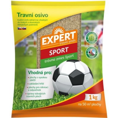 FORESTINA Expert Travní směs Sport 1kg - směs pro silně zatěžované rekreační trávníky a hřiště – Zboží Mobilmania