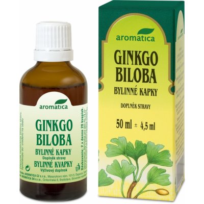 Aromatica Ginkgo biloba bylinné kapky 50 ml
