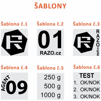 RAZO Štoček do razítka 15 x 15 mm (S-515) – Zboží Živě