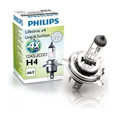 Philips LongLife 12342LLECOC1 H4 P43t-38 12V 60/55W – Zboží Mobilmania