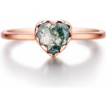 Olivie Stříbrný prsten MECHOVÝ ACHÁT ROSE 8513 – Hledejceny.cz