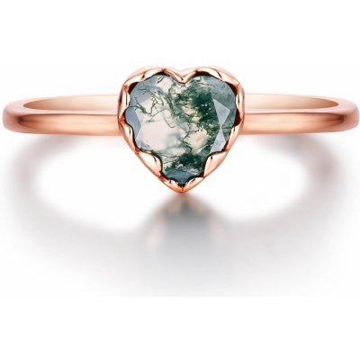 Olivie Stříbrný prsten MECHOVÝ ACHÁT ROSE 8513 – Hledejceny.cz