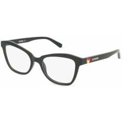 Love Moschino MOL604 Dámy-Brýle včetně čoček Celoobrubové Cateye Plast-rámy černá