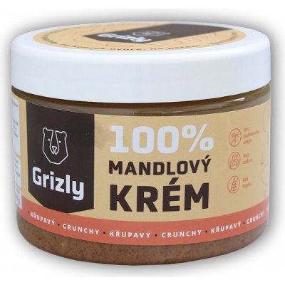 GRIZLY Mandlový krém křupavý 500 g – Zboží Dáma