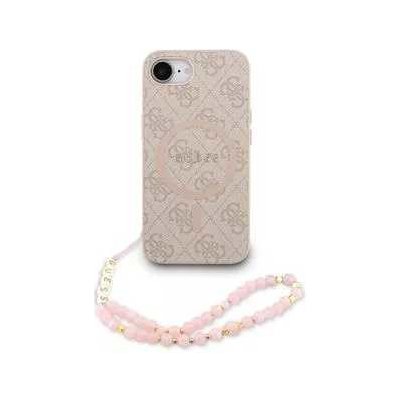 Guess PU Leather 4G Colored Ring Strap MagSafe pro iPhone 16e Pink – Zboží Živě