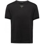 PRADA Logo Black tričko černá – Zboží Mobilmania
