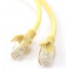 síťový kabel Gembird PP12-1M/Y Eth patch c5e UTP 1m, žlutý
