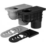 Haco Lapač střešních vod LSV DN 125 C černý – Zboží Mobilmania