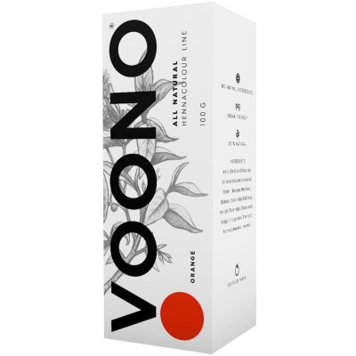 Voono Henna na vlasy Orange 100 g – Hledejceny.cz