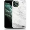 Pouzdro a kryt na mobilní telefon Apple Pouzdro Picasee silikonové Apple iPhone 11 Pro - White marble čiré