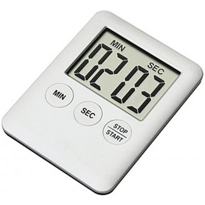 Popron.cz Kuchyňská minutka s LCD displejem a magnetem - bílá – Zboží Dáma Popron.cz Kuchyňská minutka s LCD displejem a magnetem - bílá – Zboží Dáma