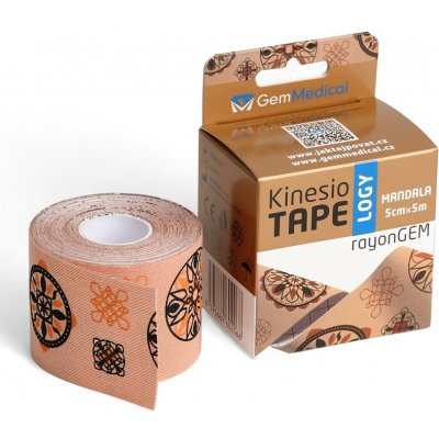 GM Rayon kinesiology tape hedvábný Mandala 5 cm x 5 m – Zbozi.Blesk.cz