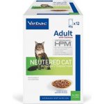 Virbac Veterinary Adult Neutered Salmon chunks gravy 12 x 85 g – Hledejceny.cz