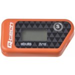 měřič motohodin bezdrátový s nulovatelným počítadlem, Q-TECH (oranžový) – Hledejceny.cz