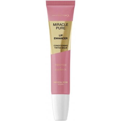 Max Factor Miracle Pure Lip Enhancer Balzám na rty 040 Vital Rose 12 ml – Zboží Dáma