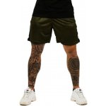 GymBeam šortky Vertical Military Green – Zboží Dáma