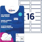 Avery Zweckform L4783-20 Samolepicí jmenovky 88,9x31 mm 320 ks bílé – Hledejceny.cz