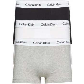 Calvin Klein boxerky Cotton Stretch Low Rise Trunk Grey Black White 3Pack  Velikost XL od 910 Kč - Heureka.cz