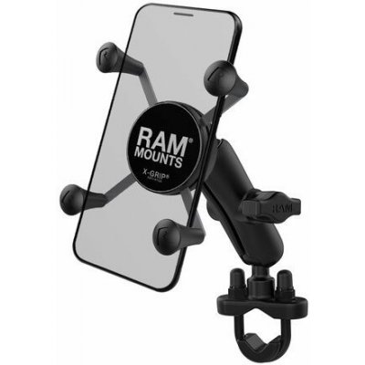 Kompletní sestava držáku mobilního telefonu X-Grip s objímkou na řidítka, RAM Mounts – Zboží Živě