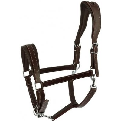 NORTON Kožená ohlávka pro tažné koně Ardennais hnědá – Zboží Mobilmania