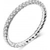 Prsteny Royal Fashion prsten Třpytivé uzlíky lásky SCR624