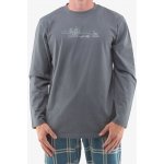 Gina 79133 pánské pyžamo dlouhé tm.šedé – Hledejceny.cz