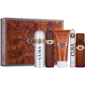 Cuba Gold EDT 100 ml + 100 ml voda po holení + 200 ml sprchový gel + 200 ml deospray + EDT 35 ml dárková sada