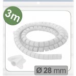 Quadrios 25CA746 25CA746 ochrana kabelu 28 mm (max) bílá 3 m – Sleviste.cz