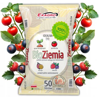 Ekagro zemina pro květiny a zeleniny pH 6-6,5 50 l – Hledejceny.cz