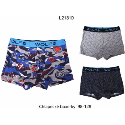 Wolf chlapecké boxerky 3 ks L2181D – Zboží Dáma