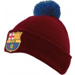 CurePink: Zimní čepice s bambulí FC Barcelona:Znak – Hledejceny.cz