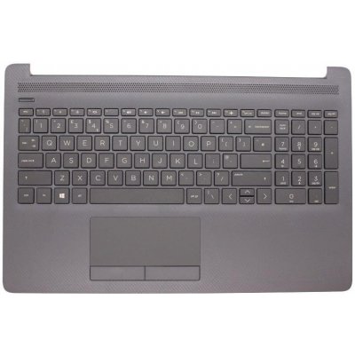 klávesnice HP 250 G7 256 G7 255 G7 HP 15-DA 15-DB 15-DX 15-DR šedý palmrest + touchpad