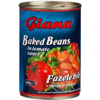 Giana Fazole v tomatové omáčce 425 ml