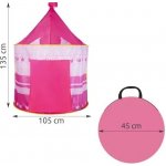 Kruzzel 23475 Stan pro děti hrad růžová – Sleviste.cz