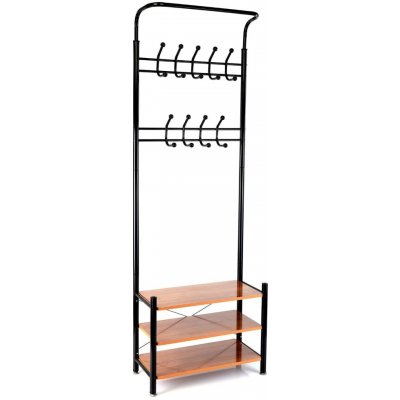 Rauman Věšáková stěna Landen černá – Zboží Mobilmania