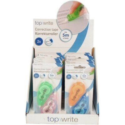 Korekční strojek 2ks 5m - náhodná barva - 2797485 – Zbozi.Blesk.cz