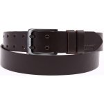 Black Hand pánský kožený opasek se dvěma trny 005-93 tmavě hnědý – Zboží Dáma