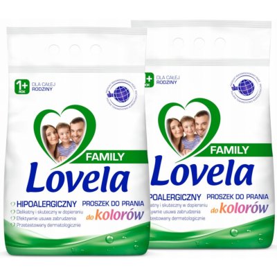 Lovela Family Prací prášek Color 2 x 2,1 kg – Zbozi.Blesk.cz