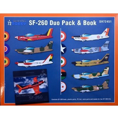 Special Hobby SIAI-Marchetti SF-260 Duo Pack & Book SH 72451 1:72