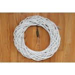 Morex Proutěný věnec k dekorování základ pro celoroční výzdobu 25 cm bílá – Hledejceny.cz