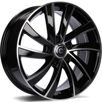 Carbonado Prague 7x17 5x112 ET43 black polished – Zboží Mobilmania